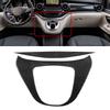 2pcs set Soft Real Carbon Fiber Center Console Gear Shift Multimedia Panel Trim Fit for Benz VClass 20152020