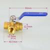 Robinet Sferic cu 3 Căi de 1 Inch Robinet Sferic Robinet Sferic din Cupru Pentru Apă Ulei Gaz