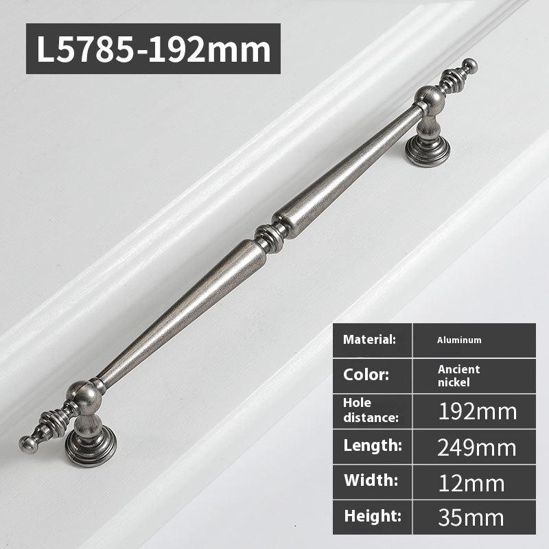 Antique Bronze Brass Pull Handles Vintage Cabinet Door Drawer Wardrobe Knobs 1PC Decorative Hardware Furniture