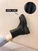 ~ Thick-soled Martin Boots Women's Medium Boots Locomotive Boots Chelsea Short Knight Boots Women's Boots Short Boots