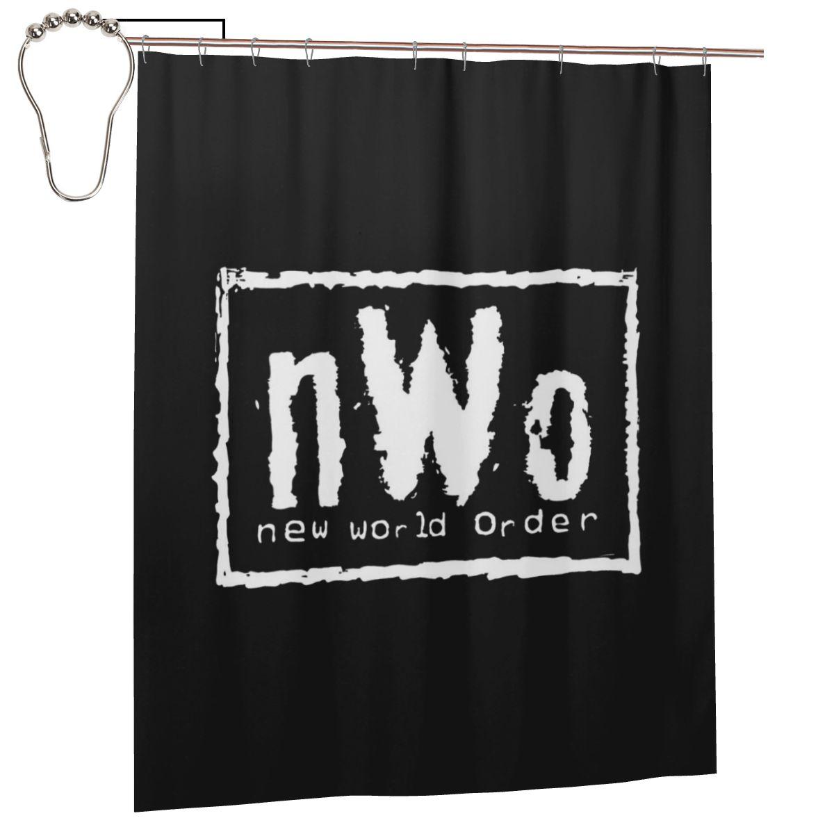 

Nwo New World Order Wrestling Shower Curtain Bathroom Polyester Waterproof Bath Curtains With Hooks W60H190(CM)-1 Pcs