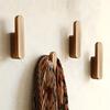 4pc Rustic Wooden Wall Hook for Doorway Bedroom Bathroom Coat and Hat Rack Home Decor Organizer Mother's Day gift