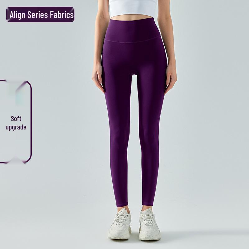 High Waist Nude Feel Seamless Yoga Pants for Women - Quick-Dry, Butt-Lifting, Tight Running Fitness Wear