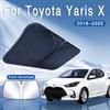For Toyota Yaris X 2018~2025 2020 2022 2023 2024 Car Sun Visor Front Windshield Sunshade Heat Insulation Summer Auto AccessoriesWindshield Sunshades