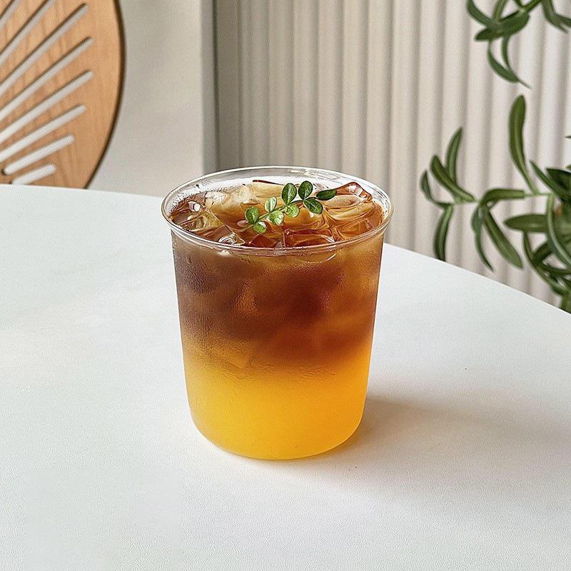 

Чашка для кофе Загнутые чашки для латте Бытовая стеклянная посуда для напитков Сок Молоко Простая кружка Прозрачные бутылки для воды Стеклянная посуда Чашки Кофейная посуда чистый