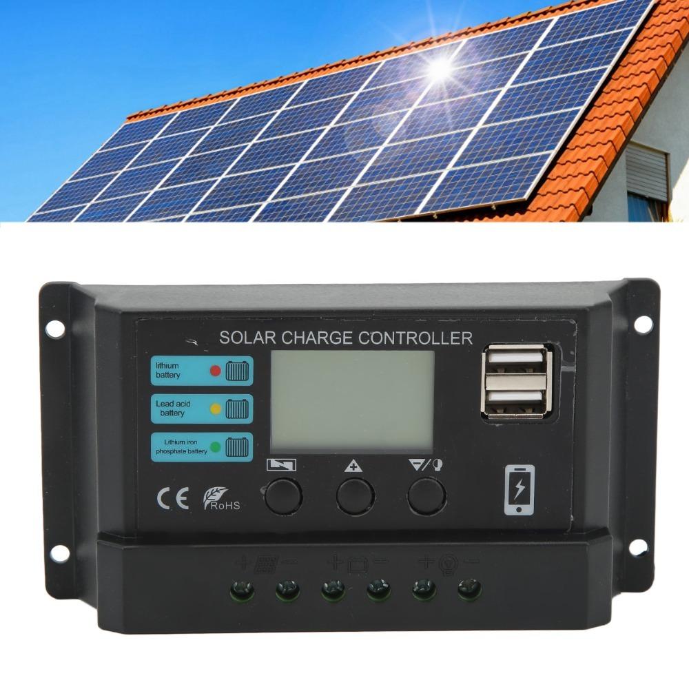 12V/24V Solar Controller LCD Display 12V 24V Solar Controller  RV Application