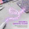 Bedazzle Resin Rhinestone Kits,3mm Flatback Rhinestones Kit for Bedazzling with Glue Craft Tools,DIY Decoration Gems Kit  (40 Colors)