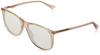 Gucci Sunglasses International EU Sizes 145 GG0263S, Fit, Orange-Orange-Transparent, 57, 17, (Free Size) [Used]
