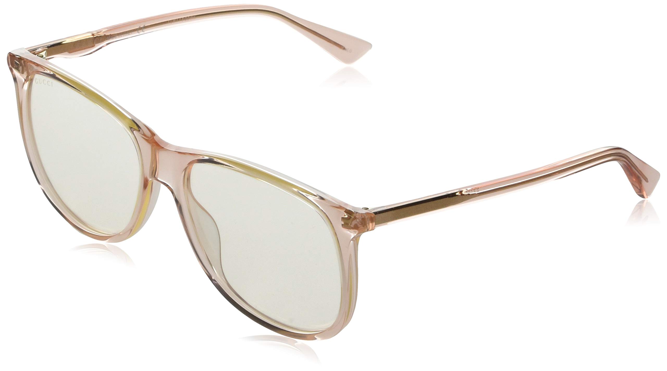 

Gucci Sunglasses International EU Sizes 145 GG0263S, Fit, Orange-Orange-Transparent, 57, 17, (Free Size) [Used]