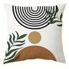 Bohemian Home Decoration Pillowcase Minimalist Line Leaf Printing Living Room Sofa Cushion Cover Bedroom Room Decoration
