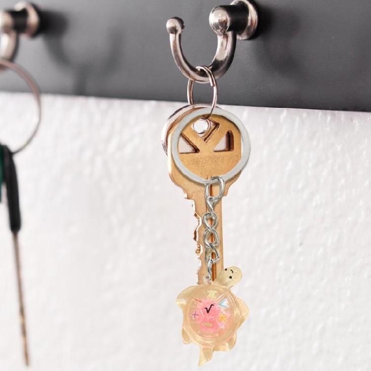 6 Pack Assorted Glowing Turtles Keychains Vibranting Color Easy to Use and Sturdy Materials for All Ages Daily Use