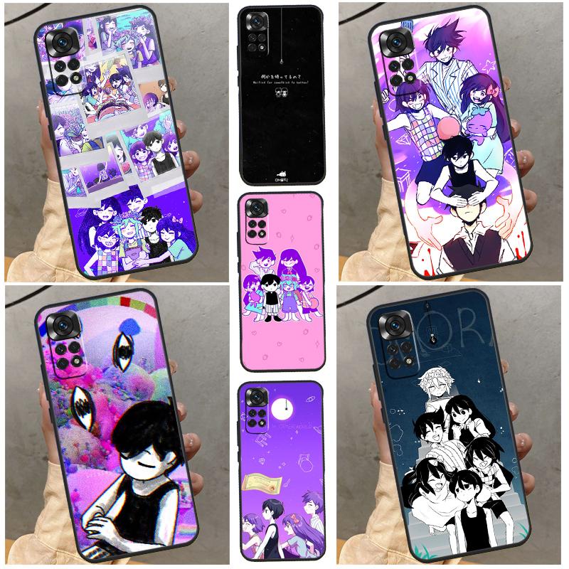 Omori Game Case For Xiaomi Redmi Note 10 Pro 8 9 12 11 Pro 8T 9S 10S 11S Redmi 9 10 10C 9A 9C Cover