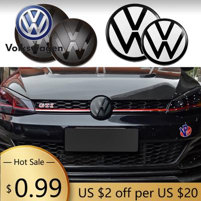 Für VOLKSWAGEN VW Auto Modifikation Abzeichen Aufkleber Vorne Hinten Kühlergrill Kofferraum Emblem Abdeckung Für Volkswagen VW GOLF6 MK6 7 MK7 7.5 M