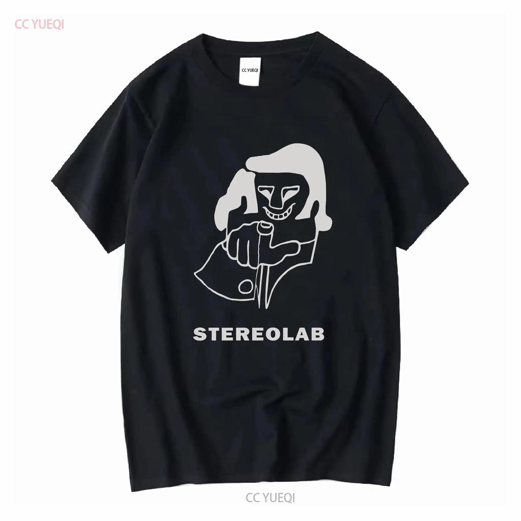 New Stereolab T shirt short sleeve full size SP8454 long or sleeves vintage Washed Top For Everyday Wear graphic Stylish