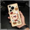 Phone Pouch Anti-dust Phone Case For Huawei P70 Pro/Pura 70 Pro+ Graffiti Cartoon Soft Case Waterproof Protective TPU