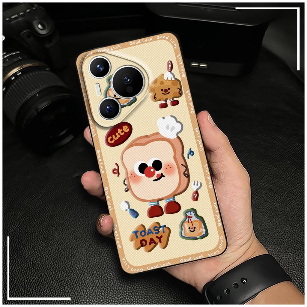 Phone Pouch Anti-dust Phone Case For Huawei P70 Pro/Pura 70 Pro+ Graffiti Cartoon Soft Case Waterproof Protective TPU
