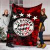 1pc B-Bayern Munich (6) Theme Blanket - Digital Print, Polyester, Cozy for All Seasons, Perfect for Outdoor, and Travel
