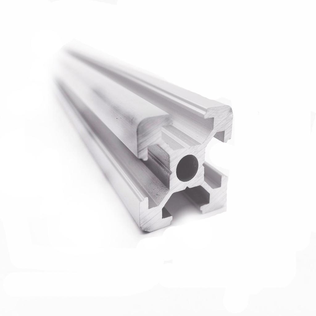 Guide Length: 600mm Linear Rails 30150 Aluminum Extrusion Profile European Standard Silver Length 600mm Industrial Aluminum Profile Workbench
