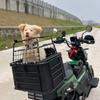 Electric Scooter Dog Basket for Bike Motorbike Pet Carrier for Back Seat Motorcycle Cat Crate Bicycle Front Mounted Dogs Carrier