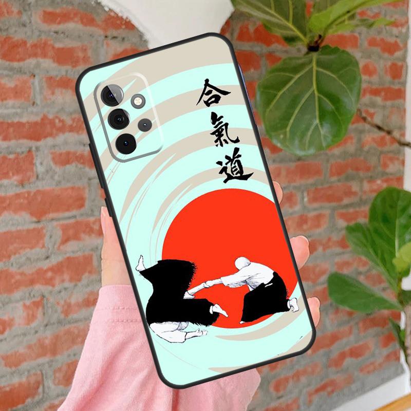 Japan Martial Aikido Phone Case For Samsung Galaxy A15 A25 A55 A54 A34 A14 A35 A52 A32 A12 A51 A71 A13 A33 A53
