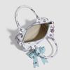 Niche Design Cute Design Sense White Is Popular Today Versatile Bow Print Messenger Bag Women