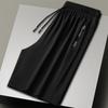 True Ice Silk Spande Men's Shorts Summer Ice Silk Casual Capris Plus Size Loose Sports