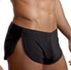 Sous-vêtements pour hommes, pantalon Sexy rond à trois points, short soyeux pour la maison