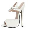 18 cm/7 Zoll High Heel Sandalen Frauen Sexy Knöchel Riemen Dünne Sommer Sandalen Mode Party Prom Schuhe