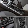 Real Carbon Fiber Car Water Cup Holder Cover Panel Sticker for Mazda 3 2010 2011 2012 2013 Trim Interior Car Styling Accessories