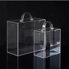 Elegant Clear Acrylic Hand Carry Box Flower Display Container Perfect For Flower Displays And Special Event