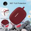 for JBL Vibe Beam 2 / JBL Vibe Beam Case Cover with Cute Cherry Daisy Flower Charm Keychain,Soft Silicone Protective Shock Cover for JBL Vibe 200TWS