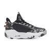Anta Antiskid Shock Absorbing High Top Sports Casual Shoes Kids Sneakers Black Gray White 312151110R-3