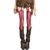 Fishnet Thigh High Stockings Patterned Suspender Tights for Women Garter Belt Pantyhose Tights Fishnets Hosiery Gifts