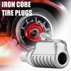 Quick-Connect Tire Chuck Tool-Free Plugs Installation Tire Repair Plugs Kit Easy DIY Puncture Fix Compact Storage Case Universal Tire Patch Nails