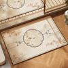 Modern Chinese Style Diatomite Floor Mat Entryway Kitchen Non-Slip Water Absorbent Easy Clean Square Rug