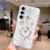 For Samsung Galaxy S24 Case S24 Plus S 24 Ultra Phone Cover Marble Clear Coque Soft TPU Fundas For Samsung S25 FE S25+ Shell