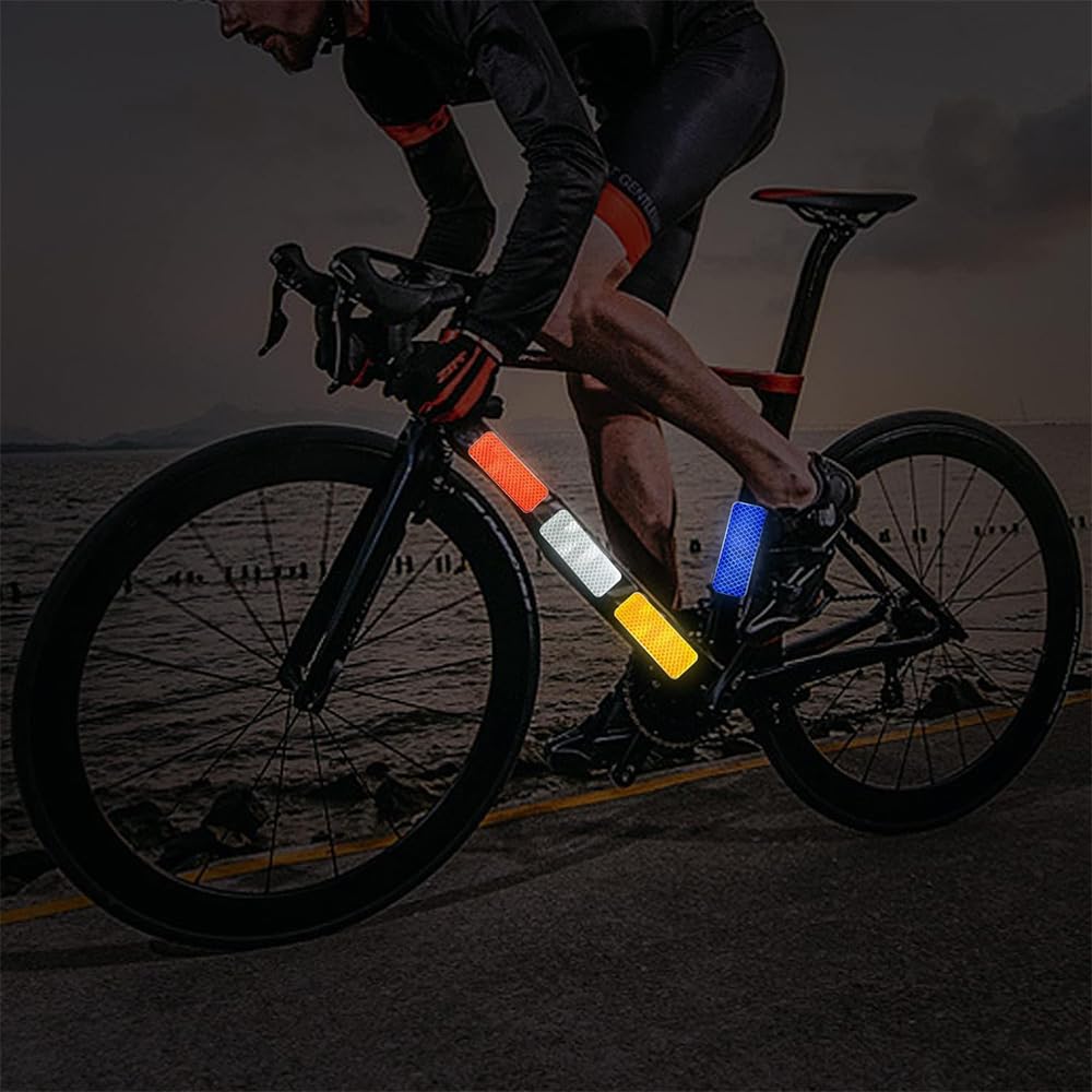 Selinear Reflective Sticker 20 Pieces Reflective Tape Car Safety Warning