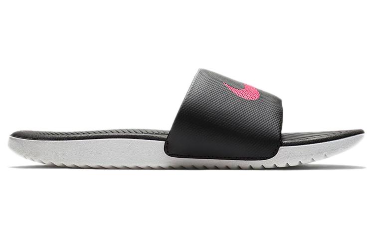 Nike Kawa Slide Schwarz Leuchtendes Pink Damen 834588-060