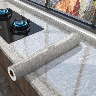 Renovation For Kitchen PVC Wallpaper Cabinet Oil Proof Wall Stickers 3D Bathroom Stove 40cm Self Adhesive European Style Tile