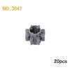 MOC Technical Gear Axle Bricks Parts Worm Rack Conector Train Car Crane Model Technical CROSS Axle Building Blocks Bricks Toys