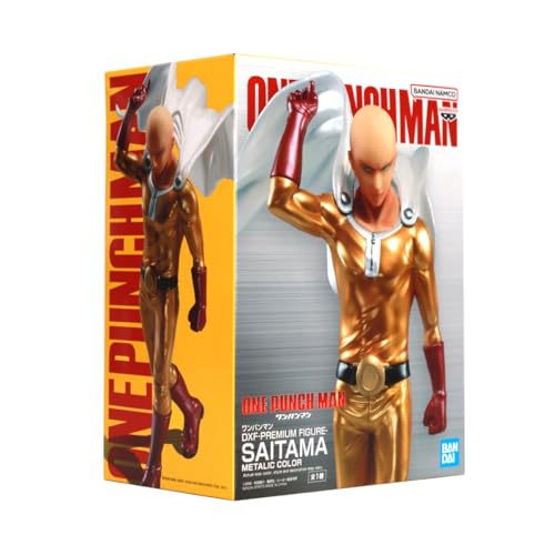 Banpresto One-Punch Man Saitama Metallic Color Bandai Spirits DXF Premium Figure