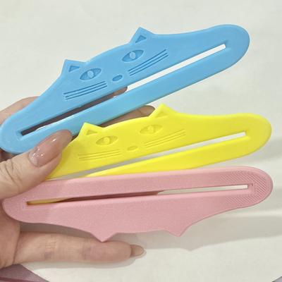 Plastikbeutel-Quetscher Multifunktionales Katzenförmiges Auspresswerkzeug für Lotionen Saucenpackung Flüssige Tiernahrung