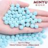2024 Hot Sale Candy Color 10mm 12mm 15mm Round Resin Plastic Beads Bayberry Ball for Jewelry Bags Making