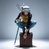 17cm One Piece Trafalgar Law PVC Figure Anime Collectible Statue Toy with Crate Base Decoration Model for One Piece Fans Gift