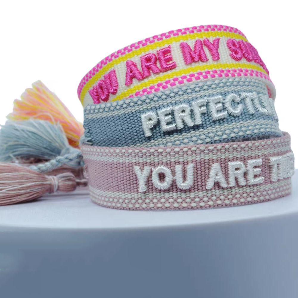 Unique and Lucky Friendship Woven Bracelets Tassel Lovers Weaving Bracelet  Jewelry Gifts