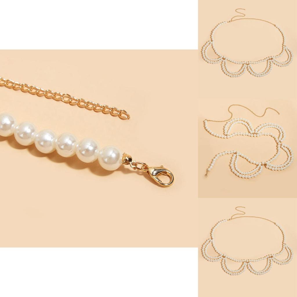 Bohemian Style Hollow Design Plastic Waist Chain With Tassels For Adult Women