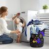 Colorful Game Controller Print Laundry Basket with Handles - Bathroom & Household Clothes Storage