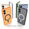 Magnetic Iron Ring Phone Case for Samsung Galaxy S25 Edge Matte Soft TPU Shockproof Cover