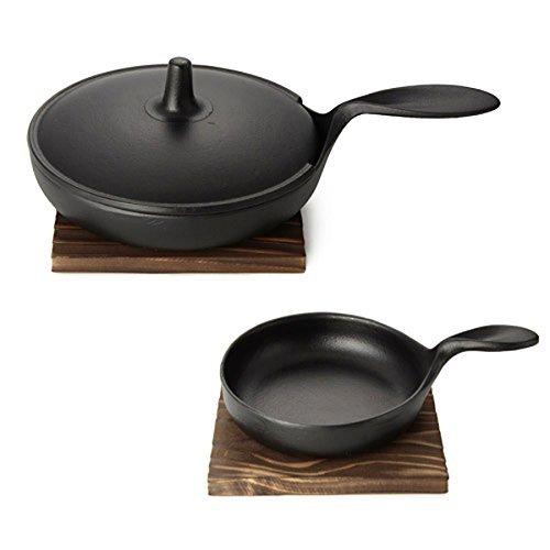 

Ogasawara Rikucho мини-хлеб большой и маленький набор Nambu железная посуда сковорода железная