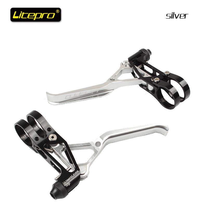 Litepro BMX Bicycle Ultralight CNC 64g Brake Lever Folding Bike For Brompton 14/16/20 Inch V Brake Levers Handle Parts